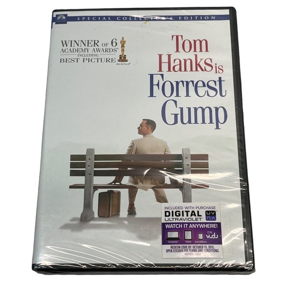 Forrest Gump 2 DVD Special Collectors Edition Tom Hanks New Sealed 1994 - Picture 1 of 4